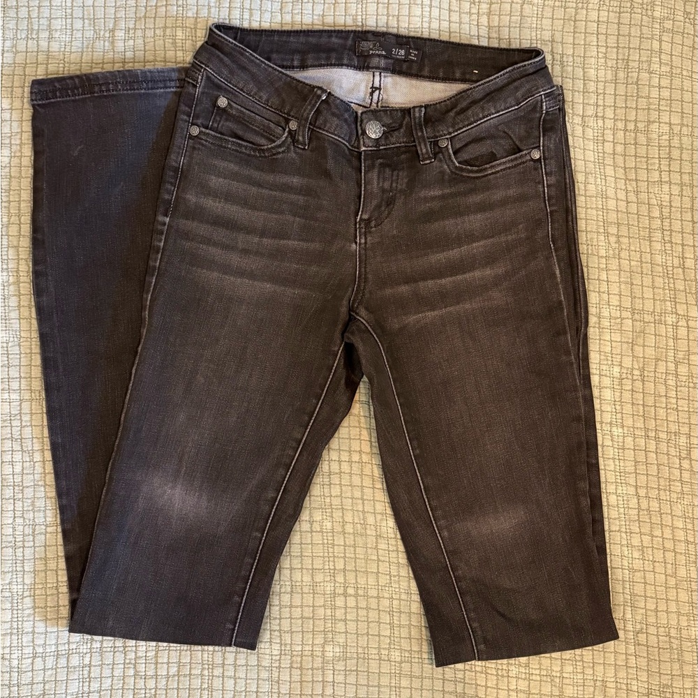 Prana Dark Gray Skinny Jeans